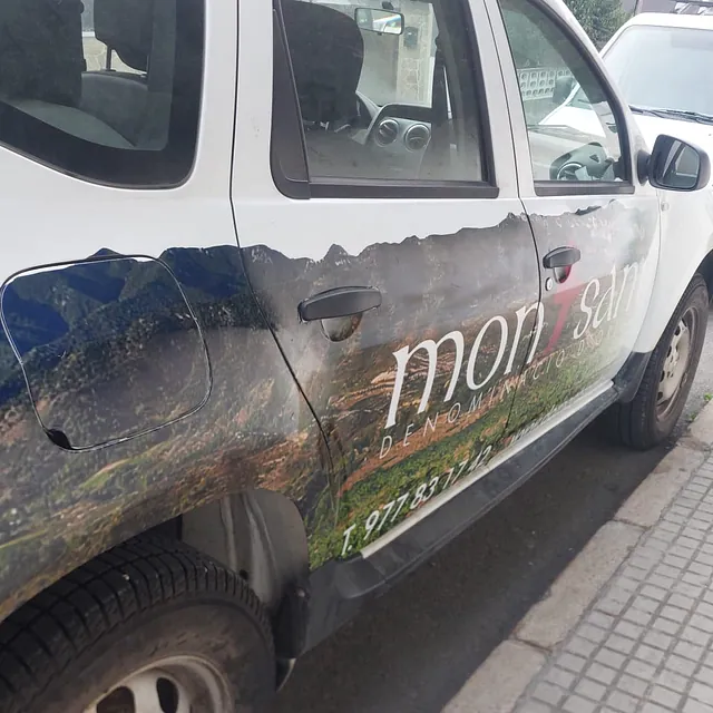 Coche rotulado
